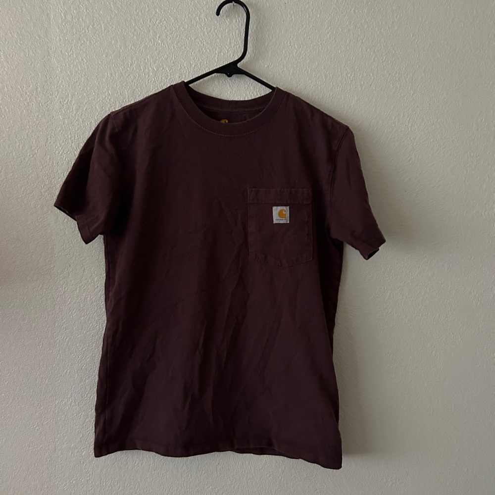 Women’s burgundy extra small Carhartt T-shirt